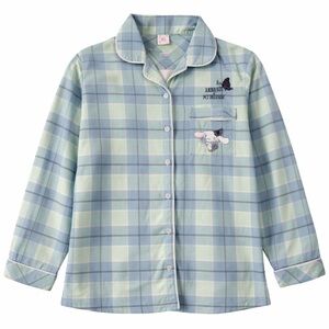 Anna Sui x My Melody Plaid Pajama Top Blue Mint Women’s XL